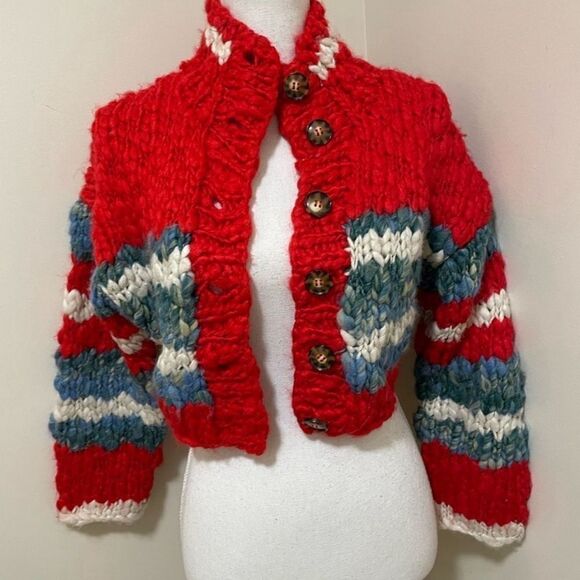 NWT BDG Kinley Chunky knit cropped cardigan
Retail $ 148 Size: XS - Picture 7 of 12